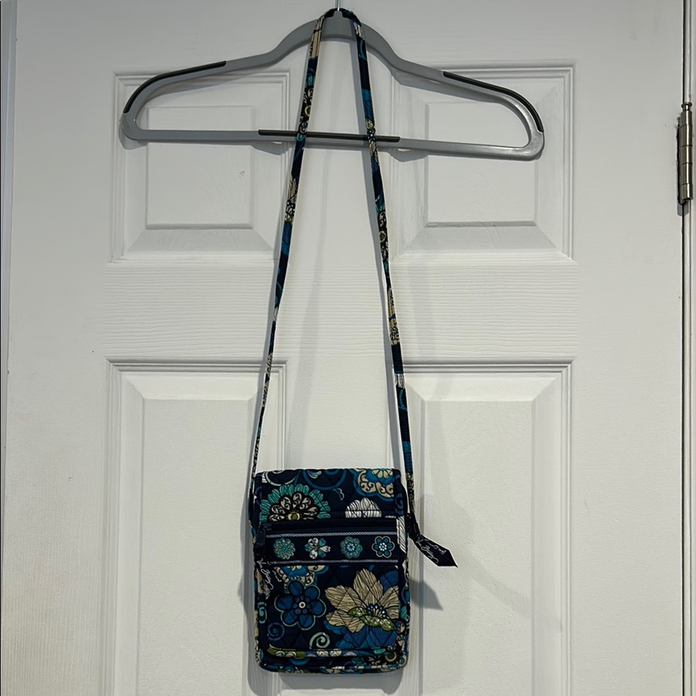 Vera Bradley Blue Floral Crossbody Bag